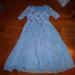 Maternity Dress Baby Blue